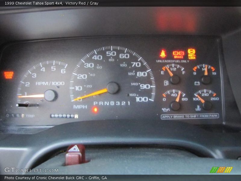  1999 Tahoe Sport 4x4 Sport 4x4 Gauges