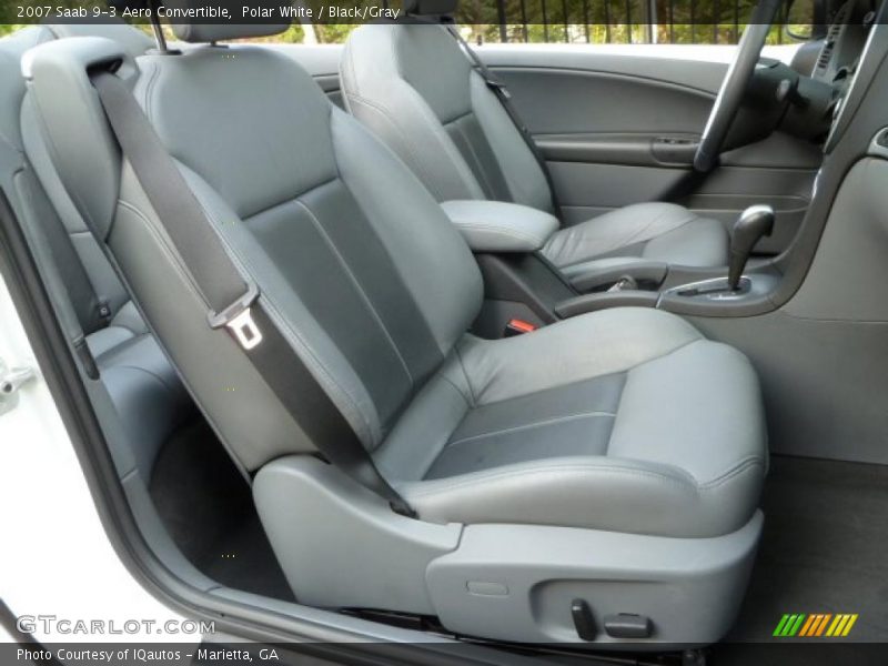  2007 9-3 Aero Convertible Black/Gray Interior