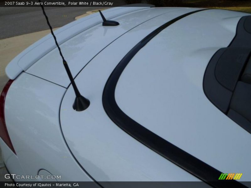Polar White / Black/Gray 2007 Saab 9-3 Aero Convertible