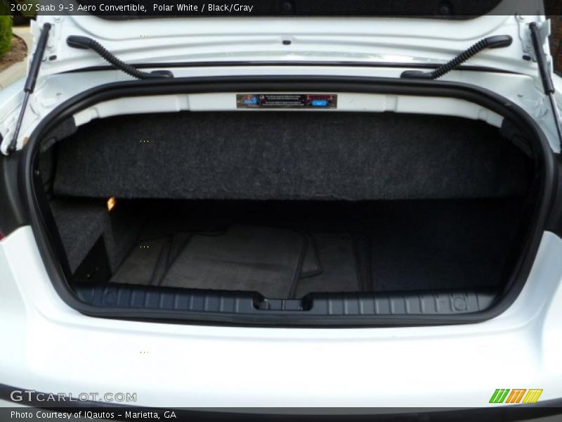  2007 9-3 Aero Convertible Trunk
