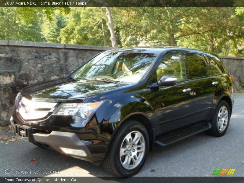 Formal Black Pearl / Taupe 2007 Acura MDX