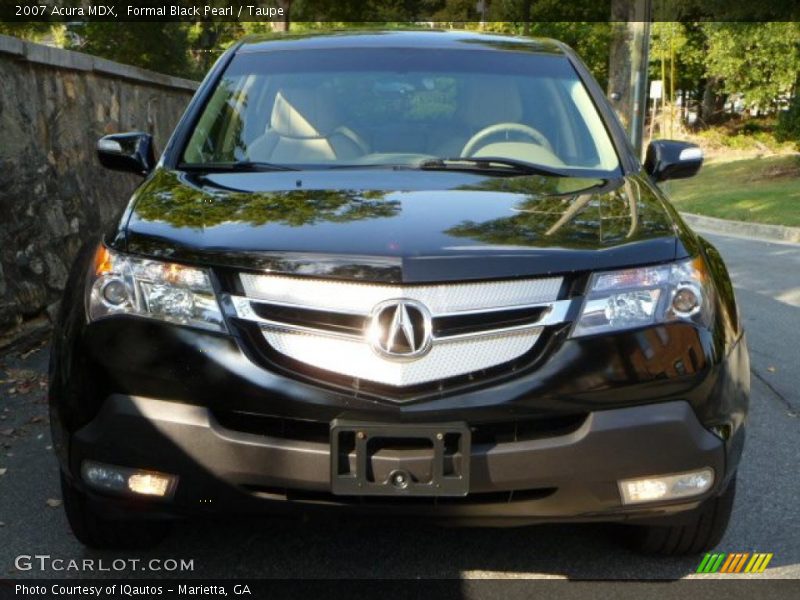 Formal Black Pearl / Taupe 2007 Acura MDX