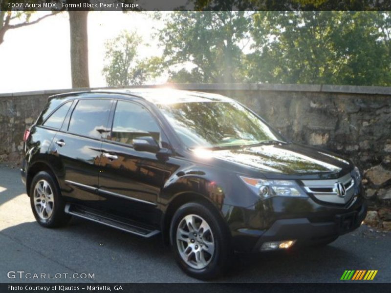 Formal Black Pearl / Taupe 2007 Acura MDX