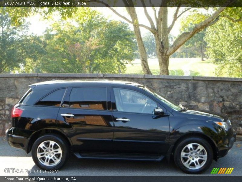 Formal Black Pearl / Taupe 2007 Acura MDX