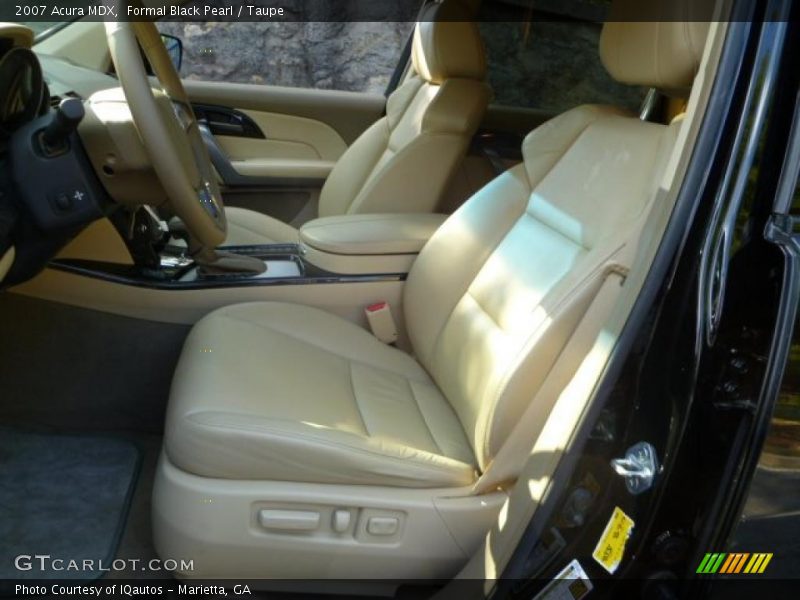 Formal Black Pearl / Taupe 2007 Acura MDX