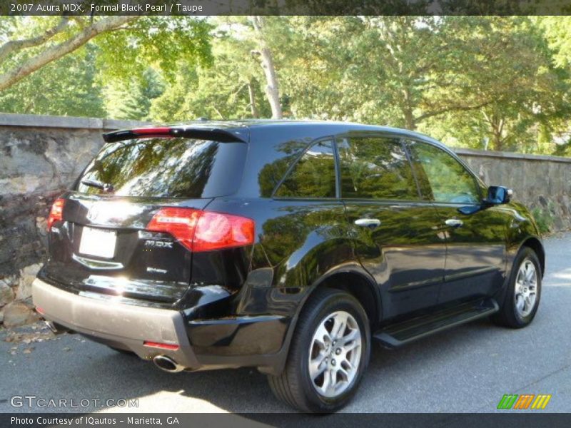 Formal Black Pearl / Taupe 2007 Acura MDX
