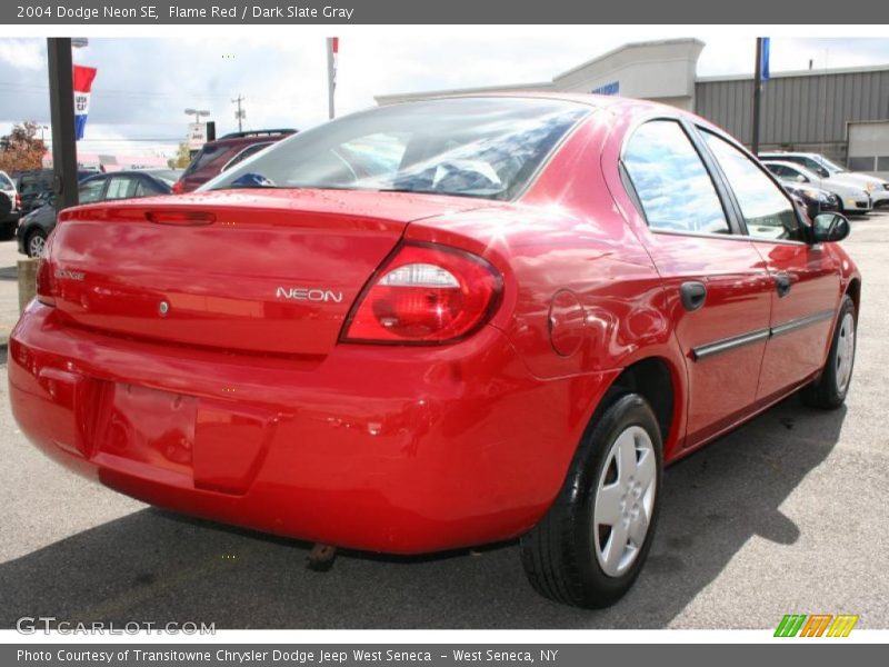 Flame Red / Dark Slate Gray 2004 Dodge Neon SE