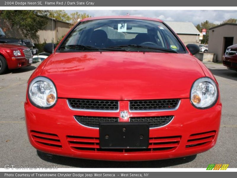 Flame Red / Dark Slate Gray 2004 Dodge Neon SE