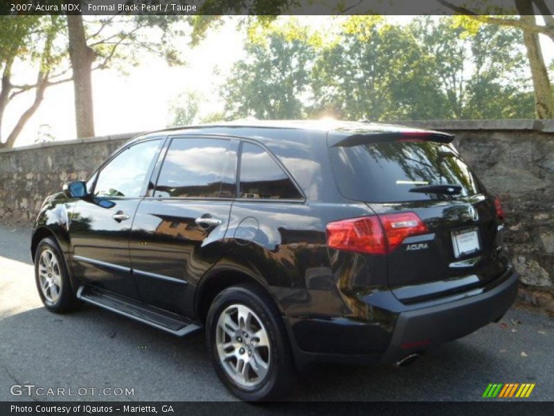 Formal Black Pearl / Taupe 2007 Acura MDX