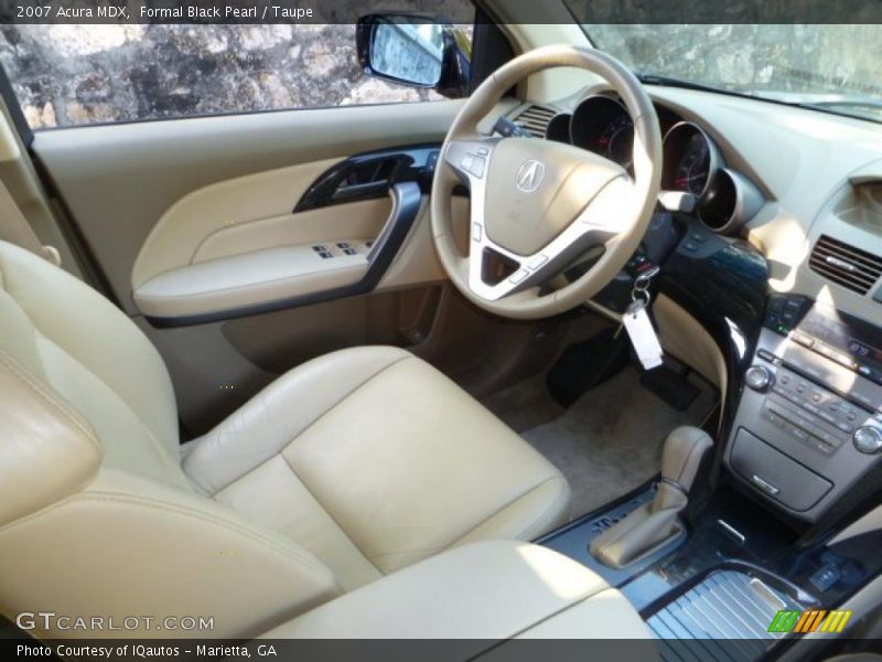 Formal Black Pearl / Taupe 2007 Acura MDX