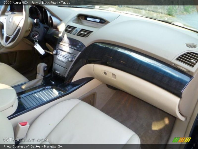 Formal Black Pearl / Taupe 2007 Acura MDX