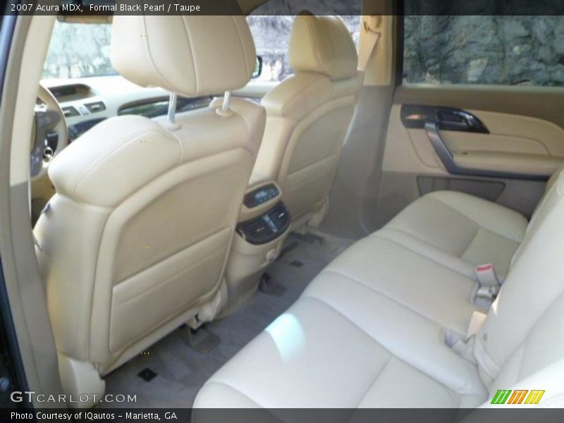 Formal Black Pearl / Taupe 2007 Acura MDX
