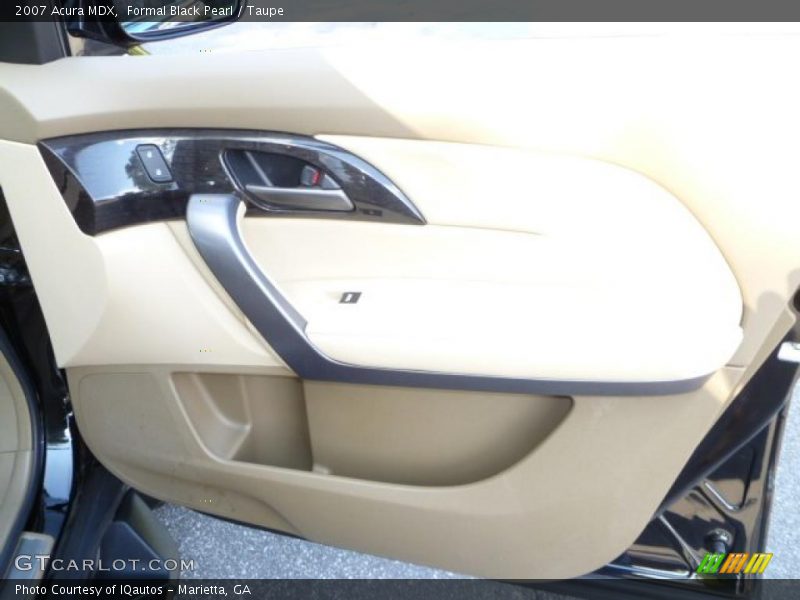 Formal Black Pearl / Taupe 2007 Acura MDX