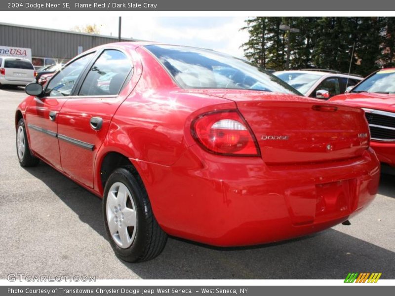 Flame Red / Dark Slate Gray 2004 Dodge Neon SE