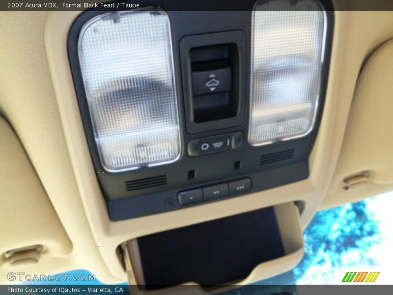 Formal Black Pearl / Taupe 2007 Acura MDX