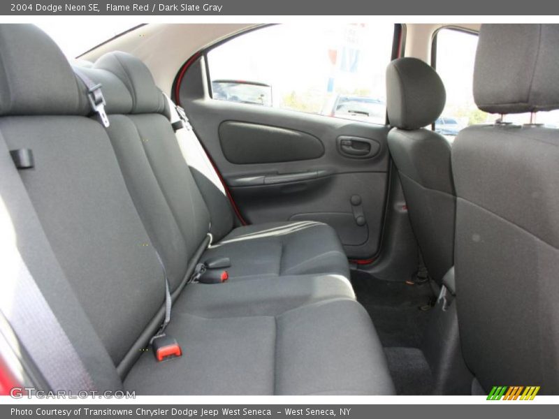 Flame Red / Dark Slate Gray 2004 Dodge Neon SE