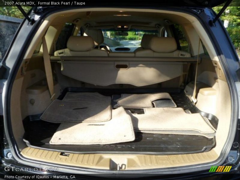 Formal Black Pearl / Taupe 2007 Acura MDX