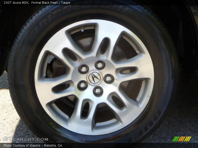 Formal Black Pearl / Taupe 2007 Acura MDX