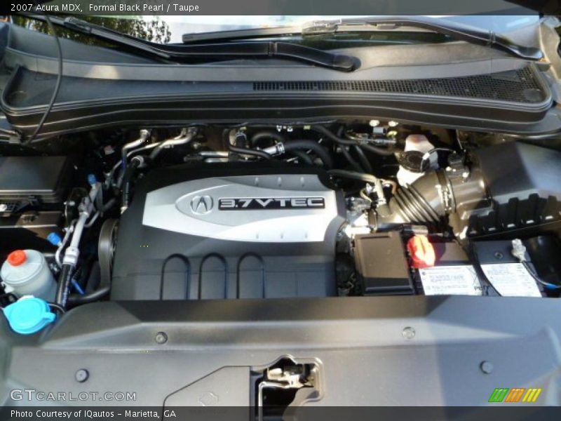 Formal Black Pearl / Taupe 2007 Acura MDX