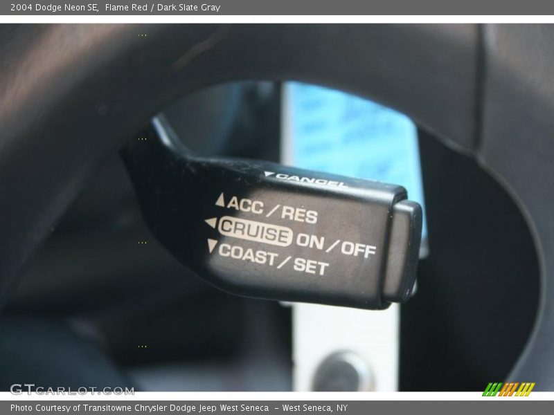Flame Red / Dark Slate Gray 2004 Dodge Neon SE
