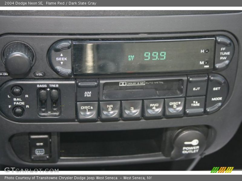Controls of 2004 Neon SE