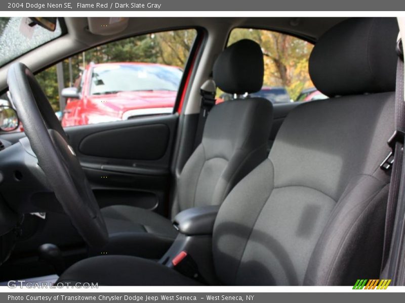 Flame Red / Dark Slate Gray 2004 Dodge Neon SE
