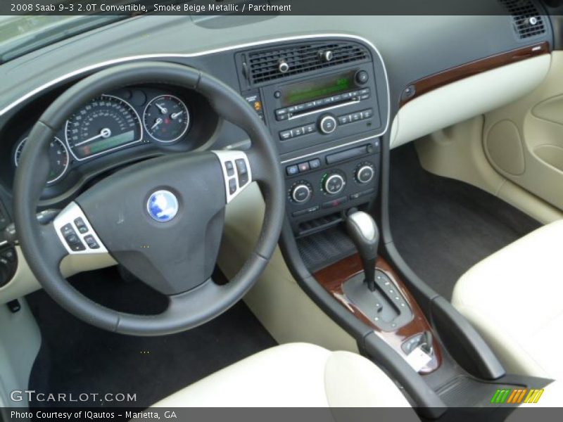 Dashboard of 2008 9-3 2.0T Convertible