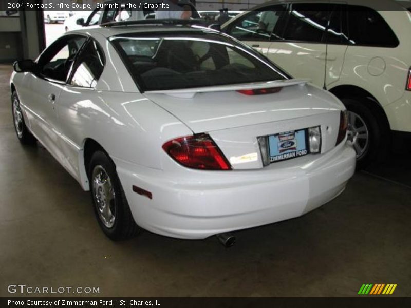 Summit White / Graphite 2004 Pontiac Sunfire Coupe
