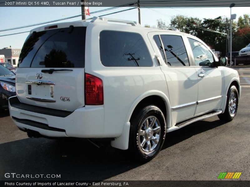 Tuscan Pearl / Willow Beige 2007 Infiniti QX 56 4WD