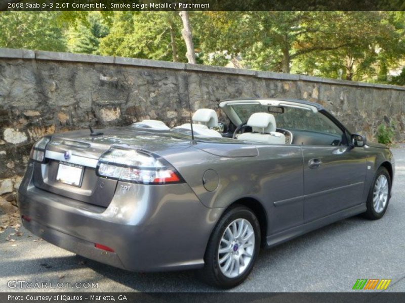 Smoke Beige Metallic / Parchment 2008 Saab 9-3 2.0T Convertible