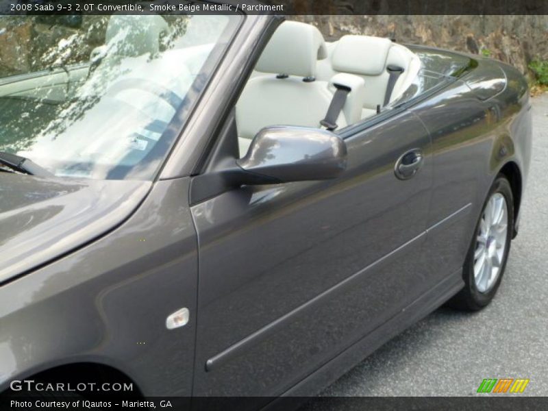Smoke Beige Metallic / Parchment 2008 Saab 9-3 2.0T Convertible