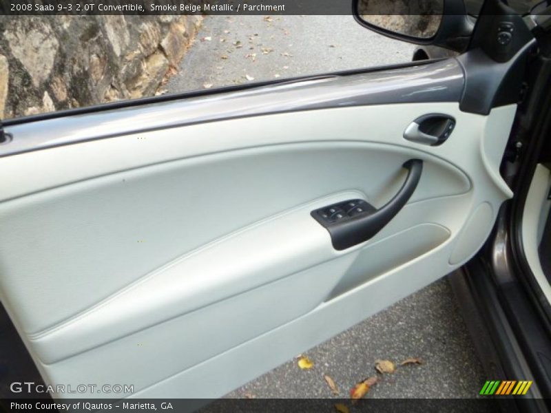 Smoke Beige Metallic / Parchment 2008 Saab 9-3 2.0T Convertible