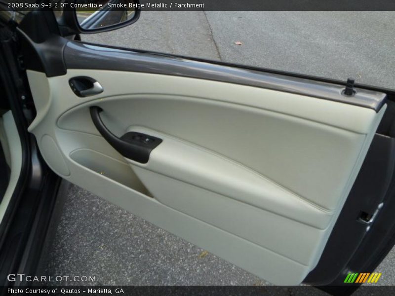 Smoke Beige Metallic / Parchment 2008 Saab 9-3 2.0T Convertible
