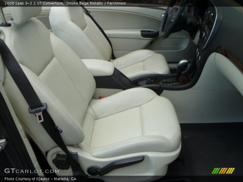 Smoke Beige Metallic / Parchment 2008 Saab 9-3 2.0T Convertible