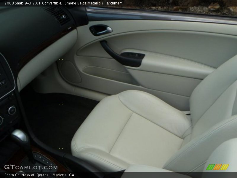 Smoke Beige Metallic / Parchment 2008 Saab 9-3 2.0T Convertible