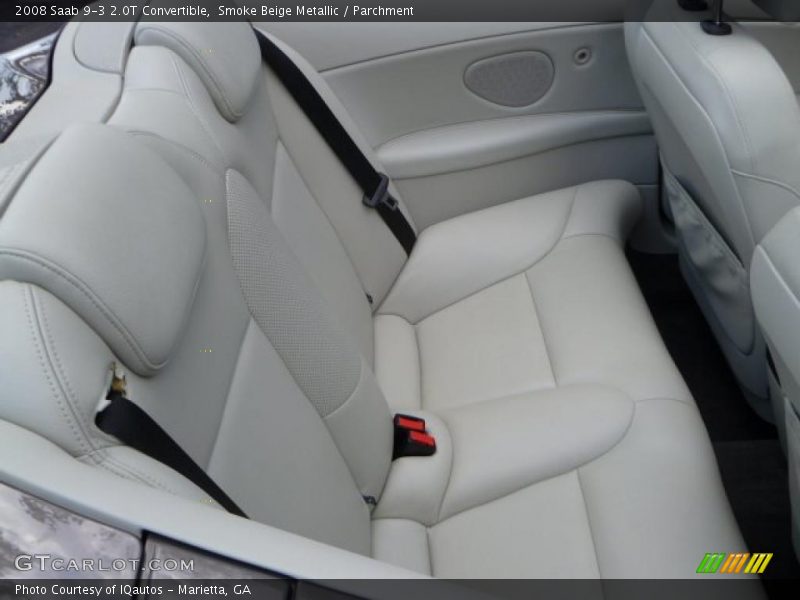Smoke Beige Metallic / Parchment 2008 Saab 9-3 2.0T Convertible