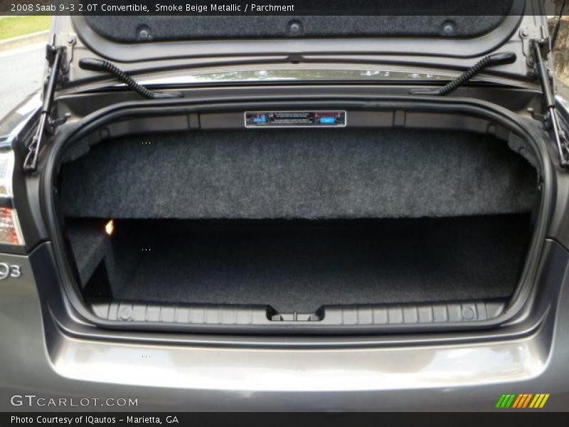  2008 9-3 2.0T Convertible Trunk