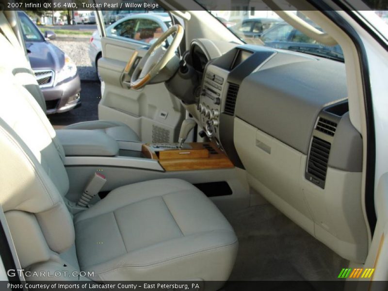 Tuscan Pearl / Willow Beige 2007 Infiniti QX 56 4WD