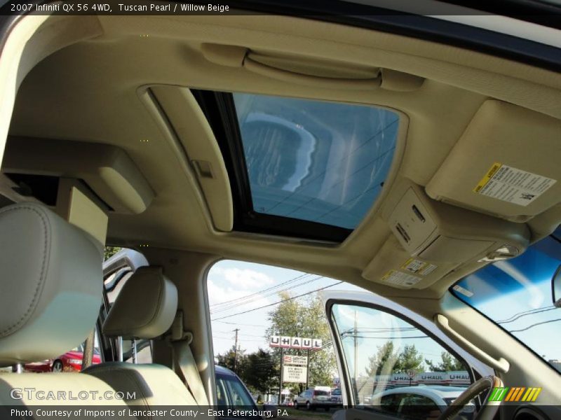 Tuscan Pearl / Willow Beige 2007 Infiniti QX 56 4WD