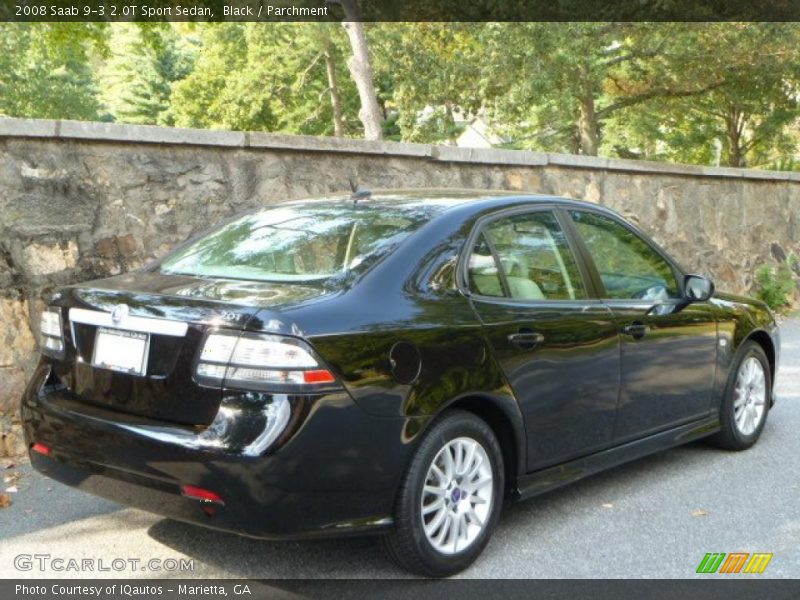 Black / Parchment 2008 Saab 9-3 2.0T Sport Sedan