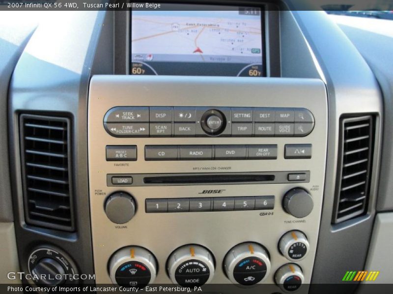 Tuscan Pearl / Willow Beige 2007 Infiniti QX 56 4WD