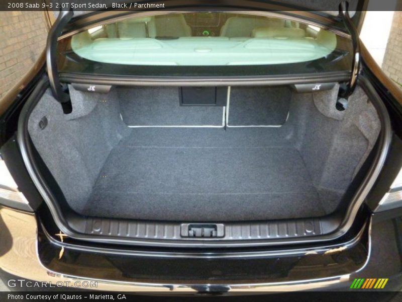 Black / Parchment 2008 Saab 9-3 2.0T Sport Sedan