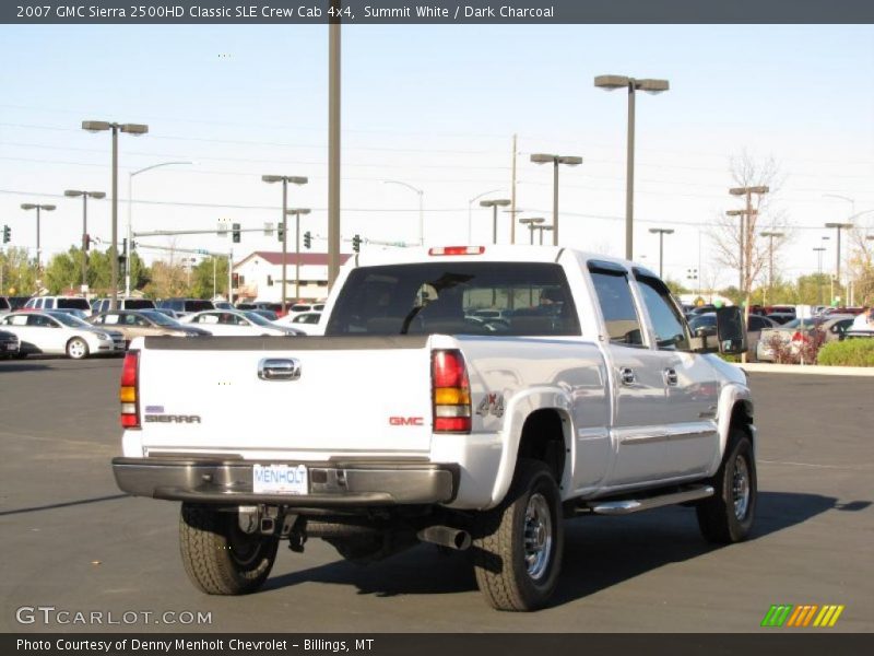 Summit White / Dark Charcoal 2007 GMC Sierra 2500HD Classic SLE Crew Cab 4x4