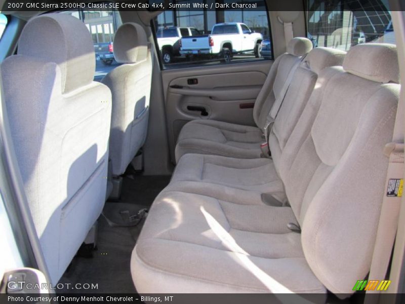 2007 Sierra 2500HD Classic SLE Crew Cab 4x4 Dark Charcoal Interior