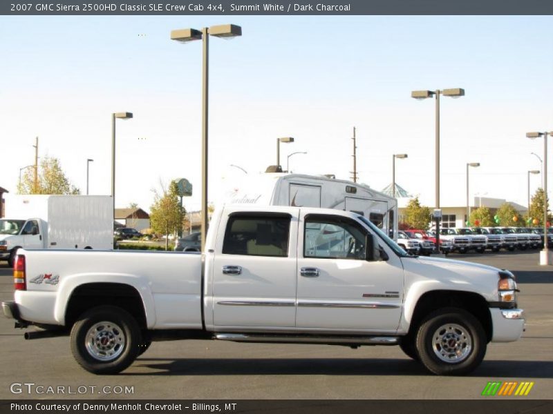 Summit White / Dark Charcoal 2007 GMC Sierra 2500HD Classic SLE Crew Cab 4x4