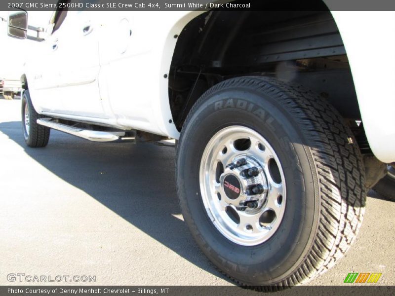 Summit White / Dark Charcoal 2007 GMC Sierra 2500HD Classic SLE Crew Cab 4x4