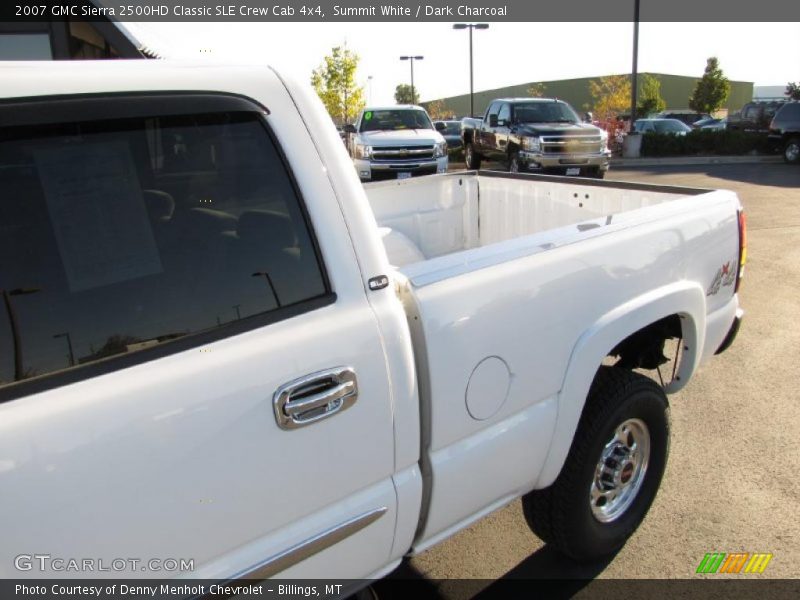 Summit White / Dark Charcoal 2007 GMC Sierra 2500HD Classic SLE Crew Cab 4x4