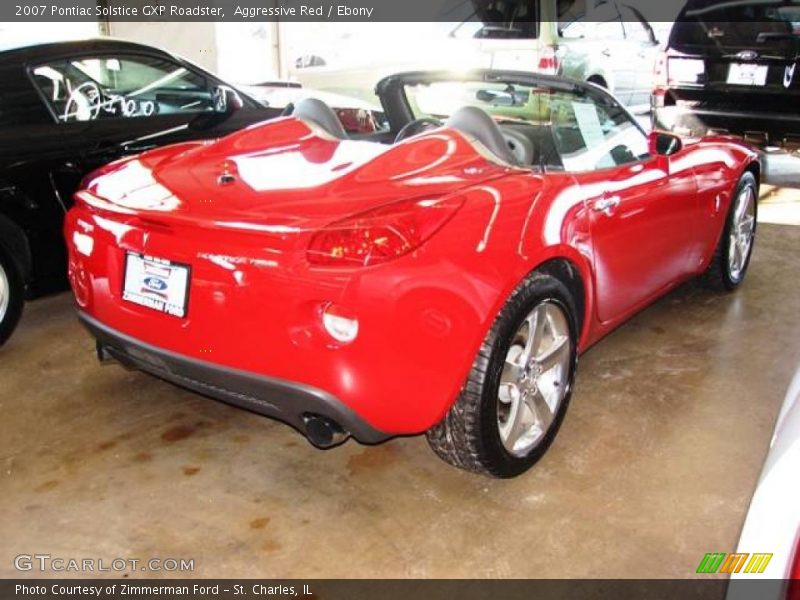 Aggressive Red / Ebony 2007 Pontiac Solstice GXP Roadster