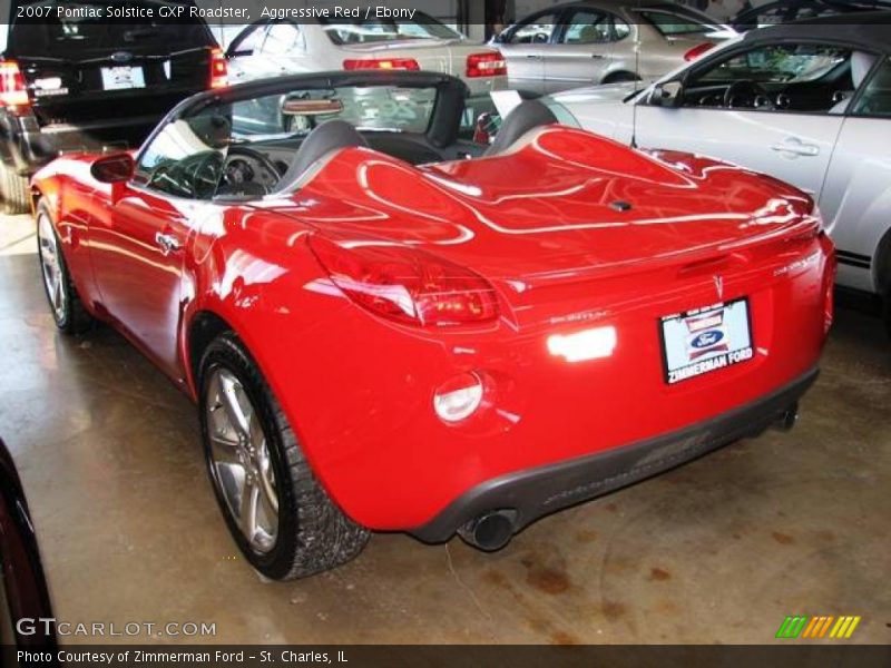 Aggressive Red / Ebony 2007 Pontiac Solstice GXP Roadster
