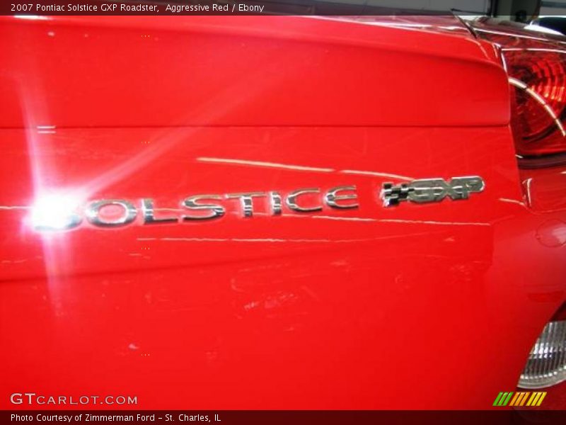 Aggressive Red / Ebony 2007 Pontiac Solstice GXP Roadster